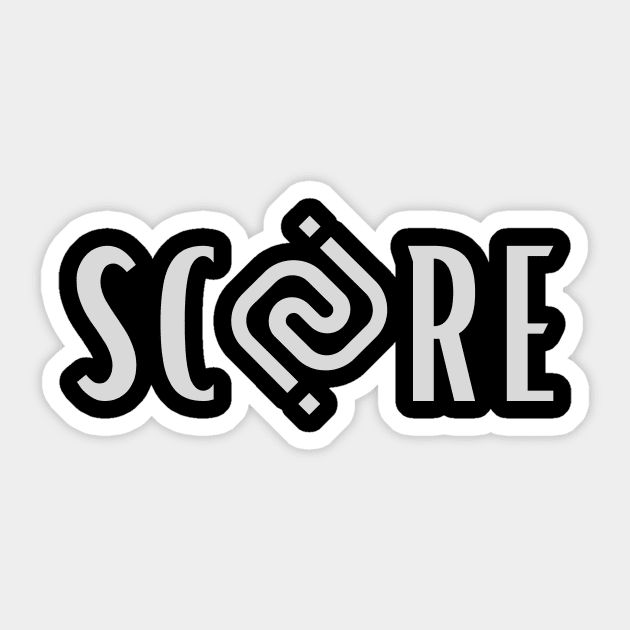 Score T Shirt Sticker by MyopiTrendStore